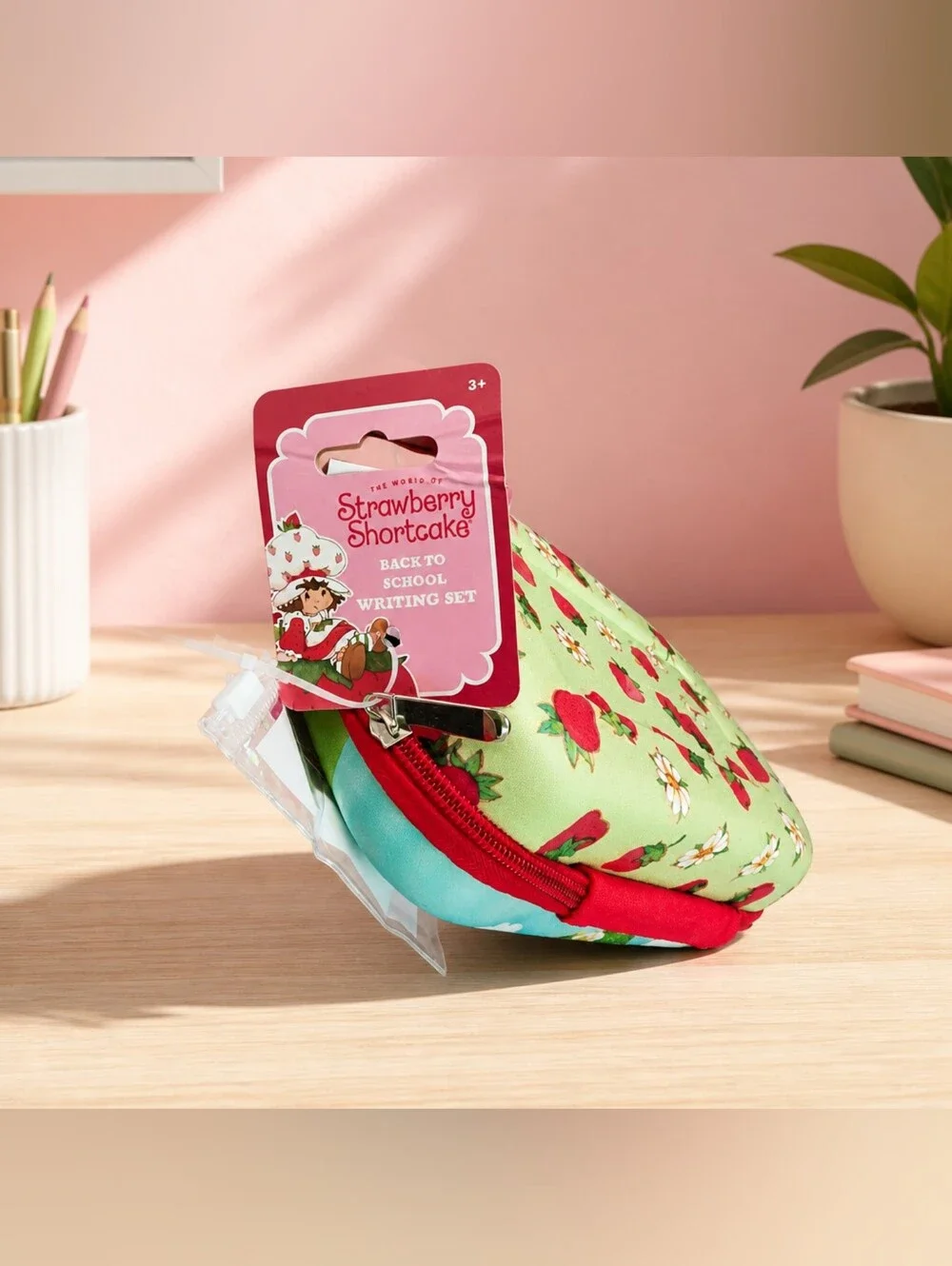 Strawberry Shortcake Pencil Case & Writing Set NWT